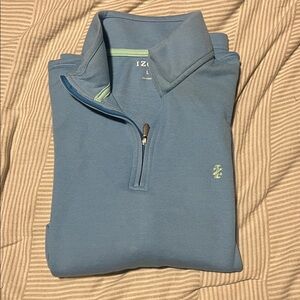 Izod Light Blue Quarter-Zip Pullover